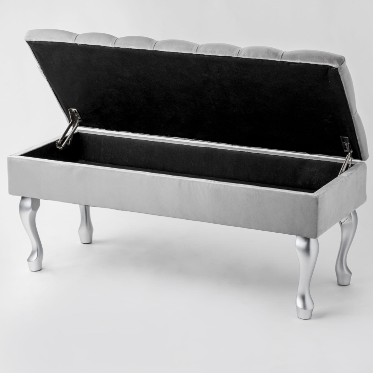 pouffe with storage compartment