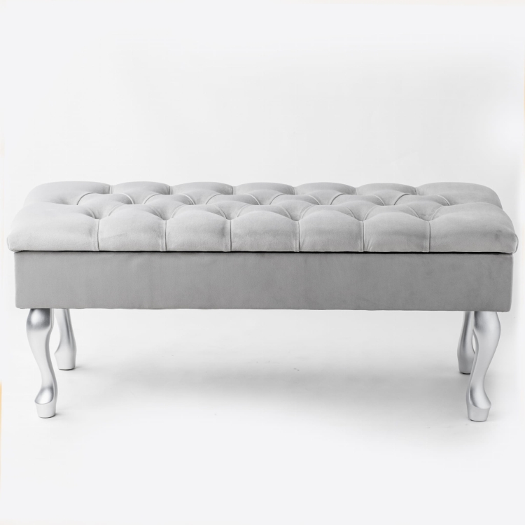 pouffe with storage compartment