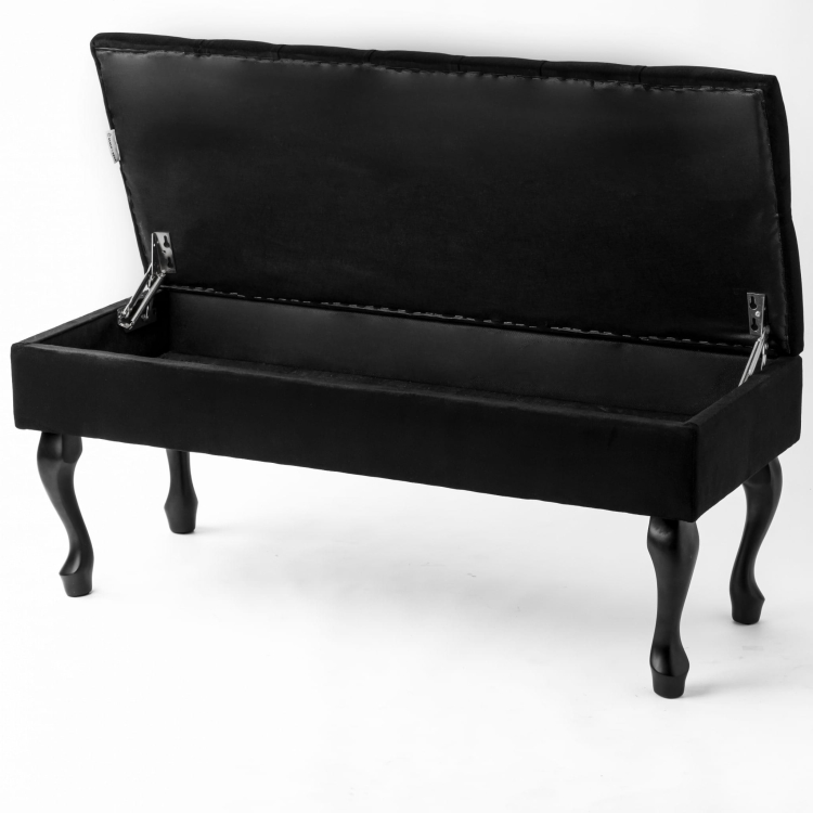 pouffe with storage compartment