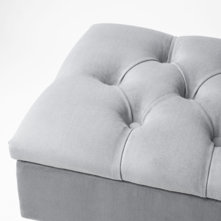 pouffe with storage compartment