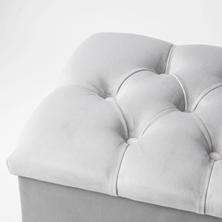 pouffe with storage compartment