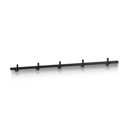 black steel decorative hanger for the hallway, practical and aesthetic