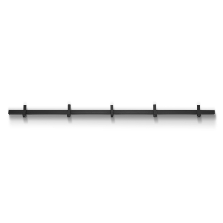 black decorative steel hanger for the hallway, modern design