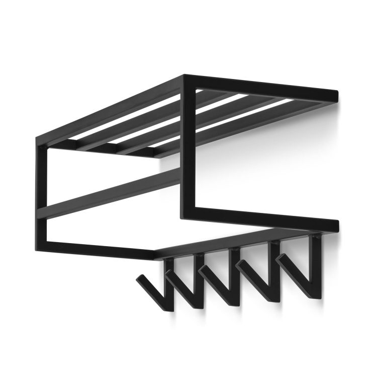 hangers with shelf for the hallway