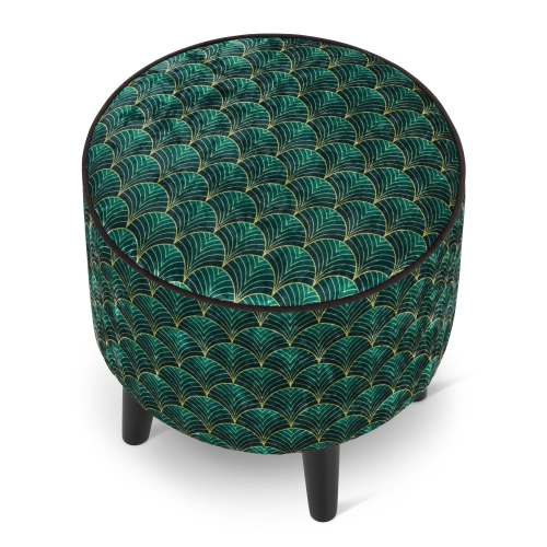 green pouf