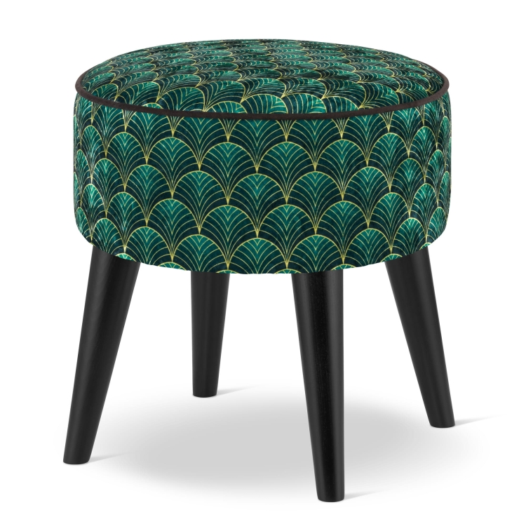 green pouf
