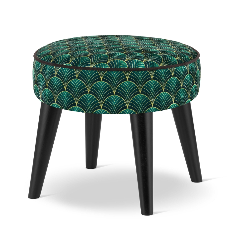 green pouf