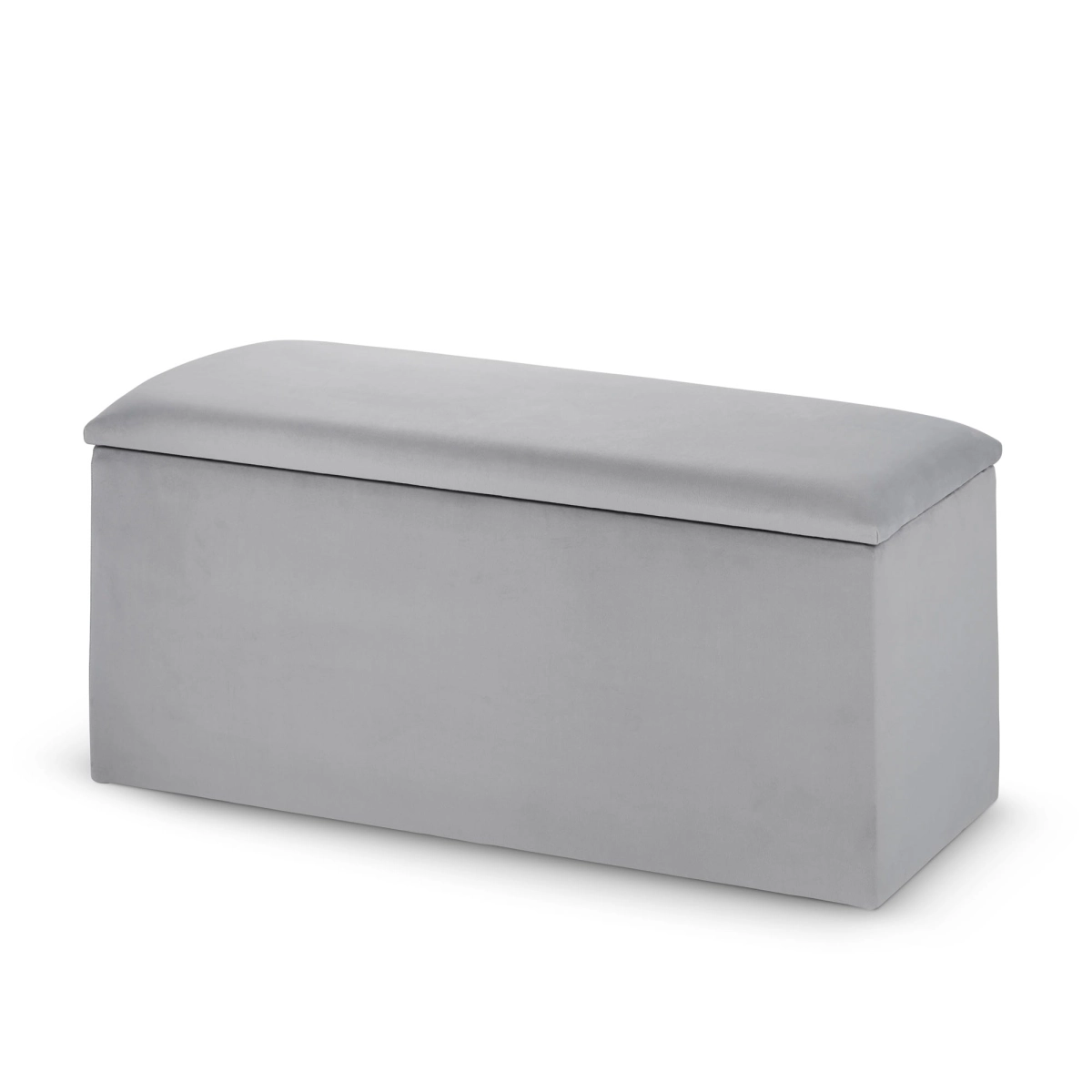 grey beanbag with storage compartment