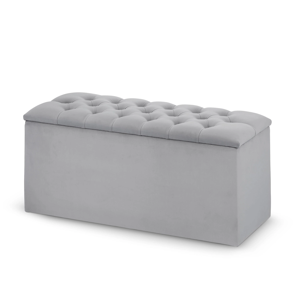quilted pouffe with storage, large chest with seat