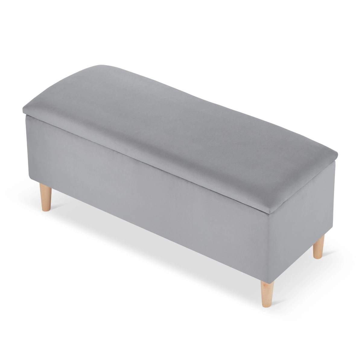 gray pouffe for the hall