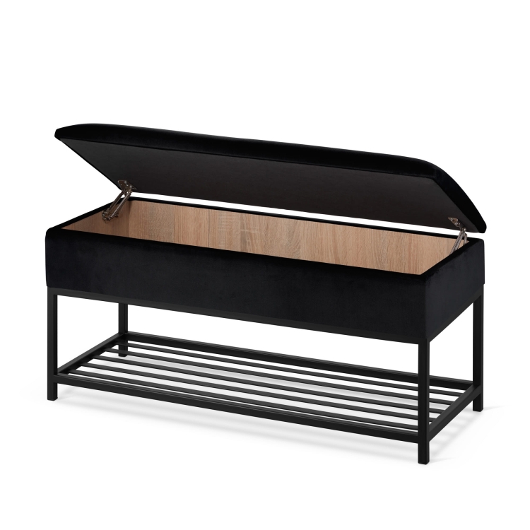 shoe cabinet with seat and chest