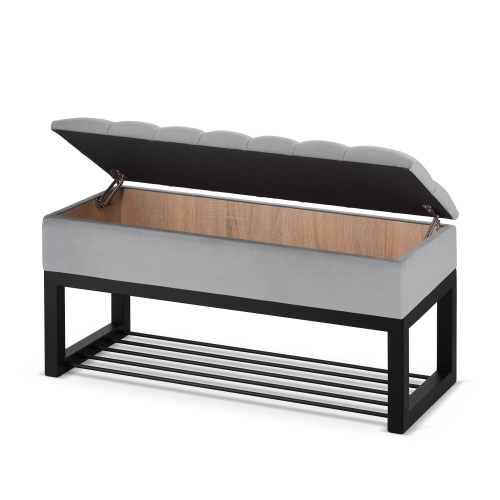 shoe bench with container