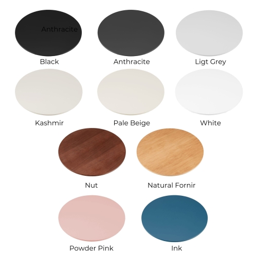 Colorful Coffee Table Tops Made of Furniture Panels