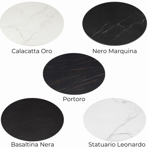 Round Sintered Quartz Coffee Table Tops
