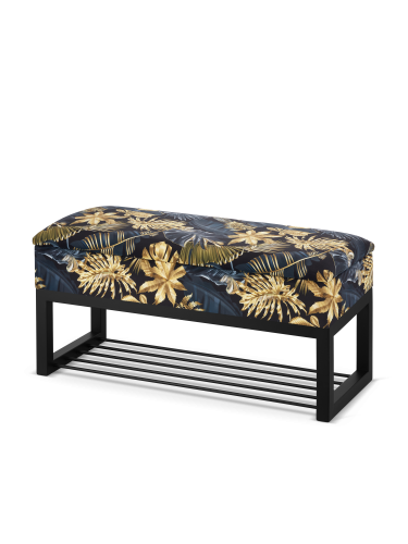 Gemusterter Sitzsack mit Schuhhalter im Loft-Stil