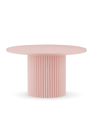 pink side table