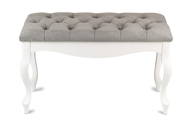Blanca quilted bench - Chesterefield white