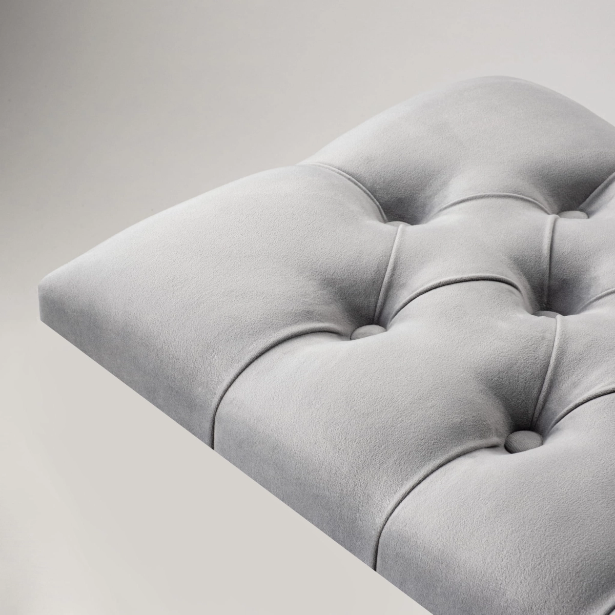 Quilted grey wall panel