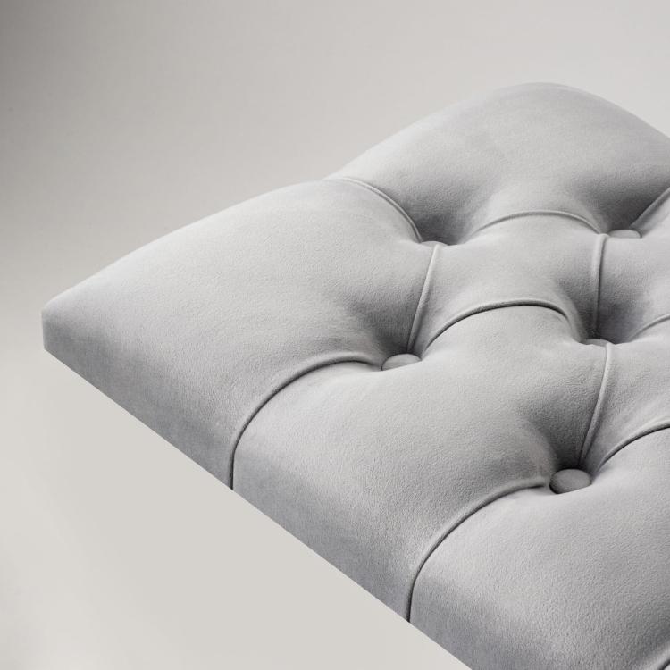 Quilted grey wall panel
