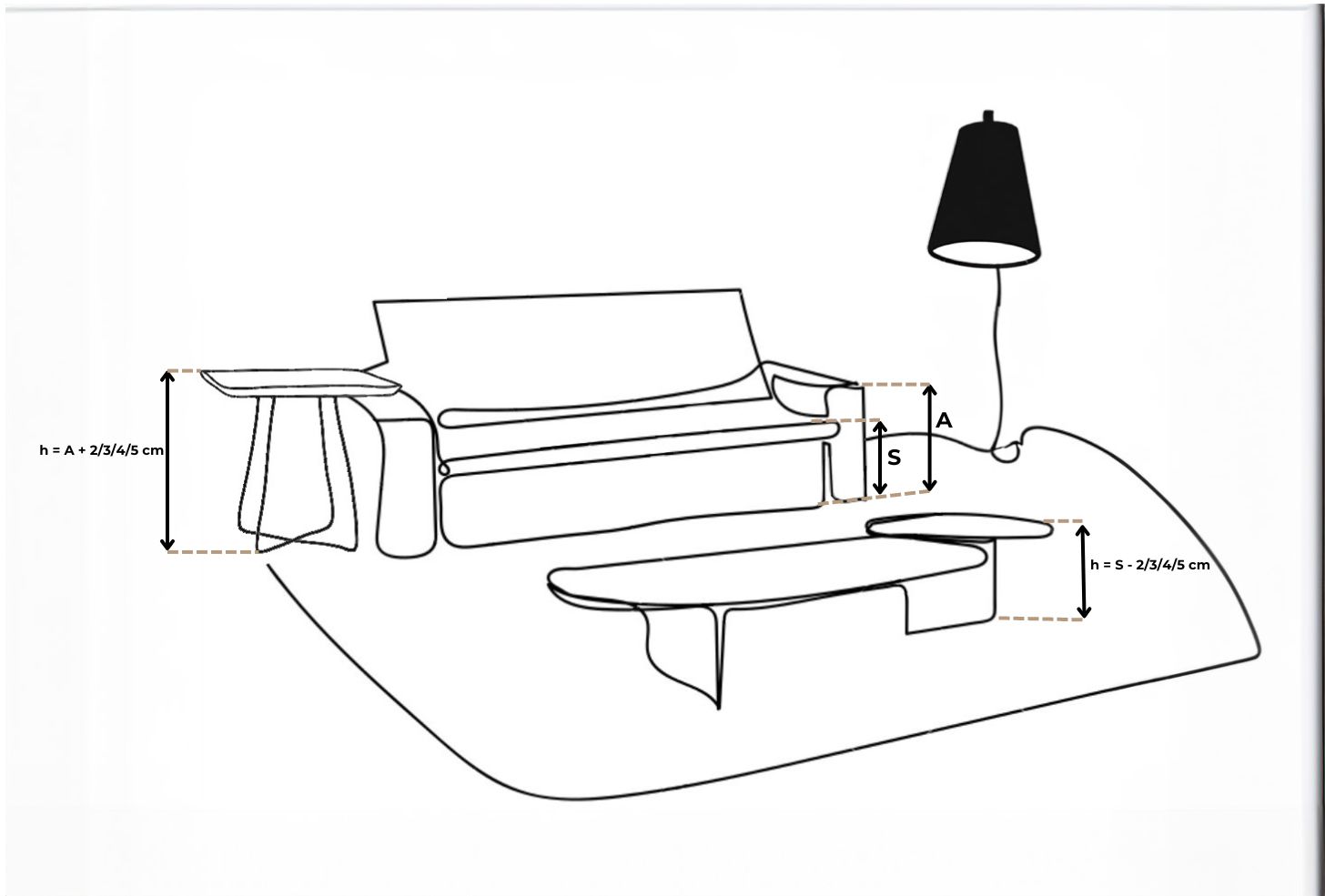 coffee table what height