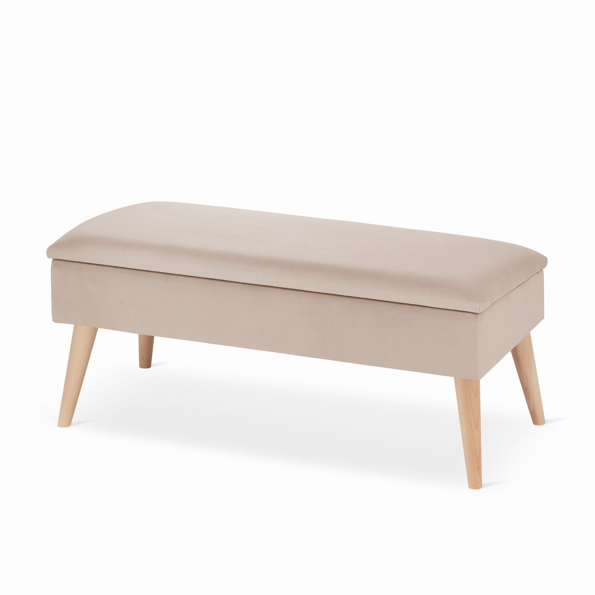 Hallway bench with storage Retro Latte