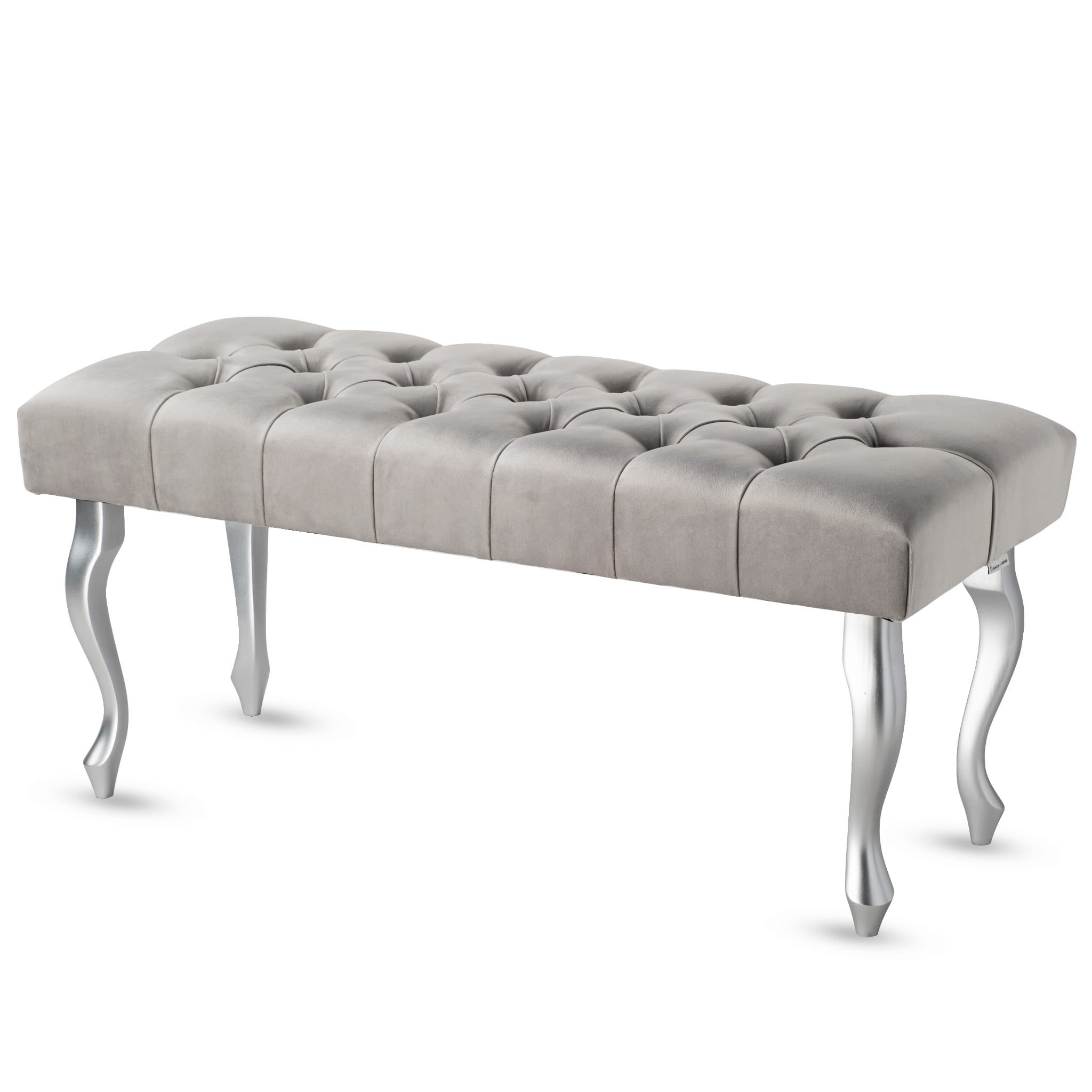 Quilted footstool Chesterfield Pegasus